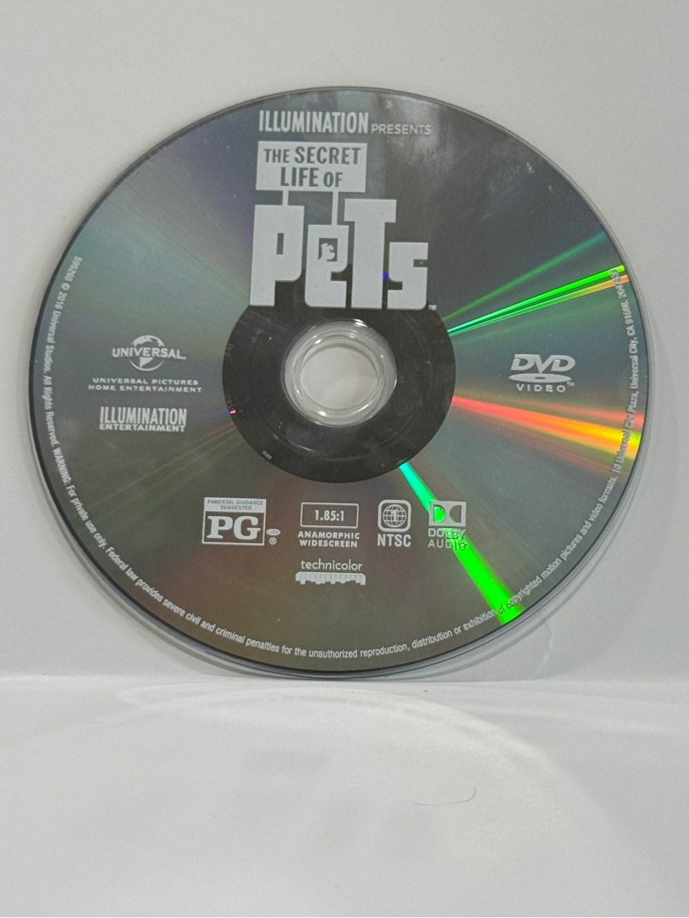 The Secret Life of Pets Movie DVD